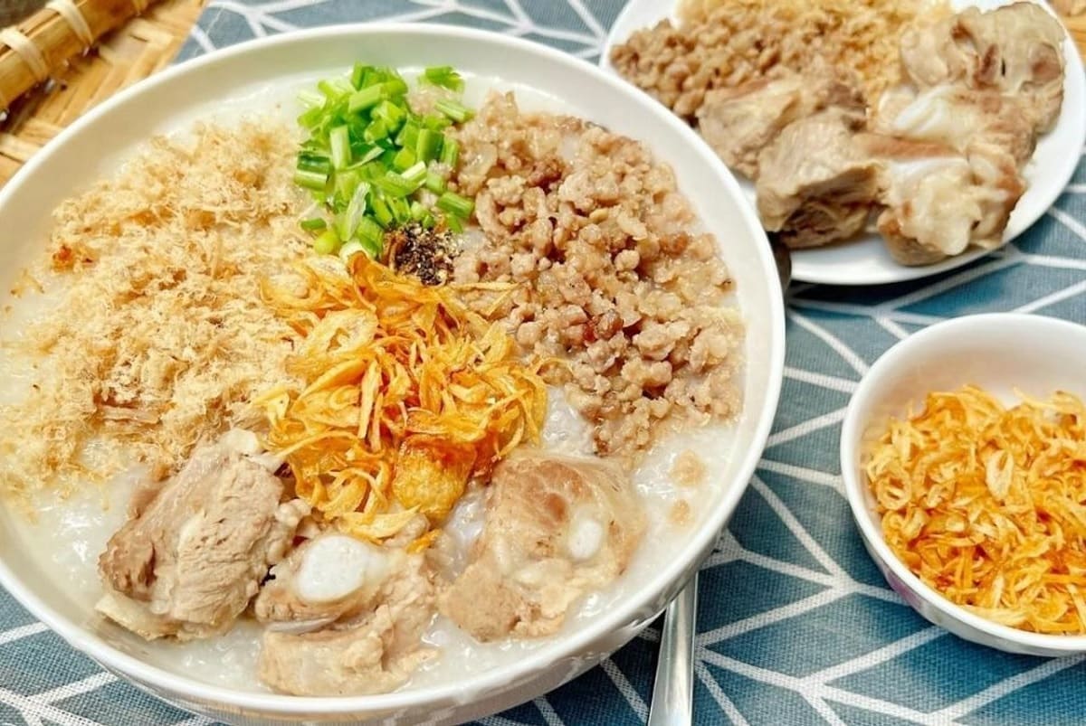 cách nấu cháo sườn rau củ cách nấu cháo sườn rau củ