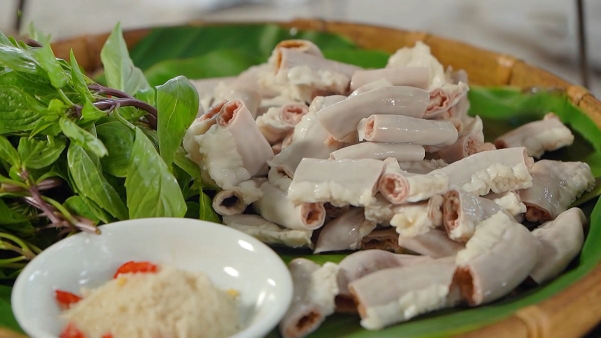 cách chọn mua lòng heo nấu lẩu cù lao