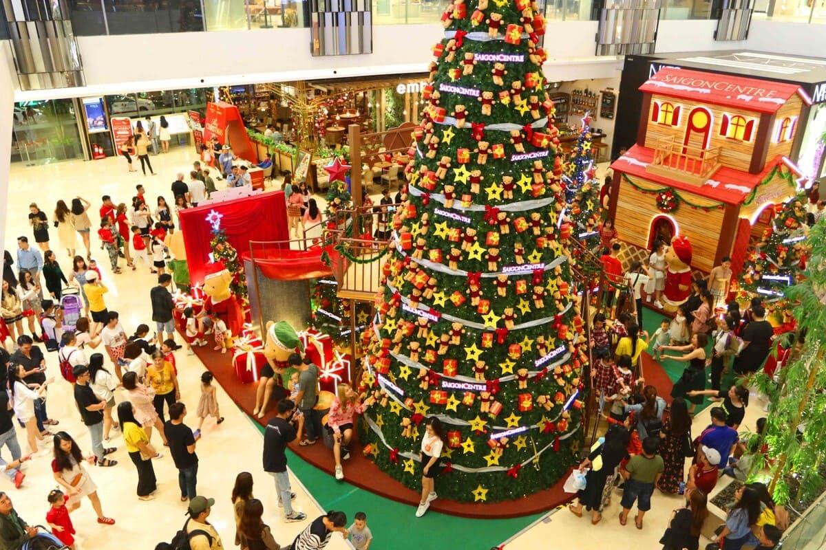 địa điểm đón giáng sinh ở sài gòn