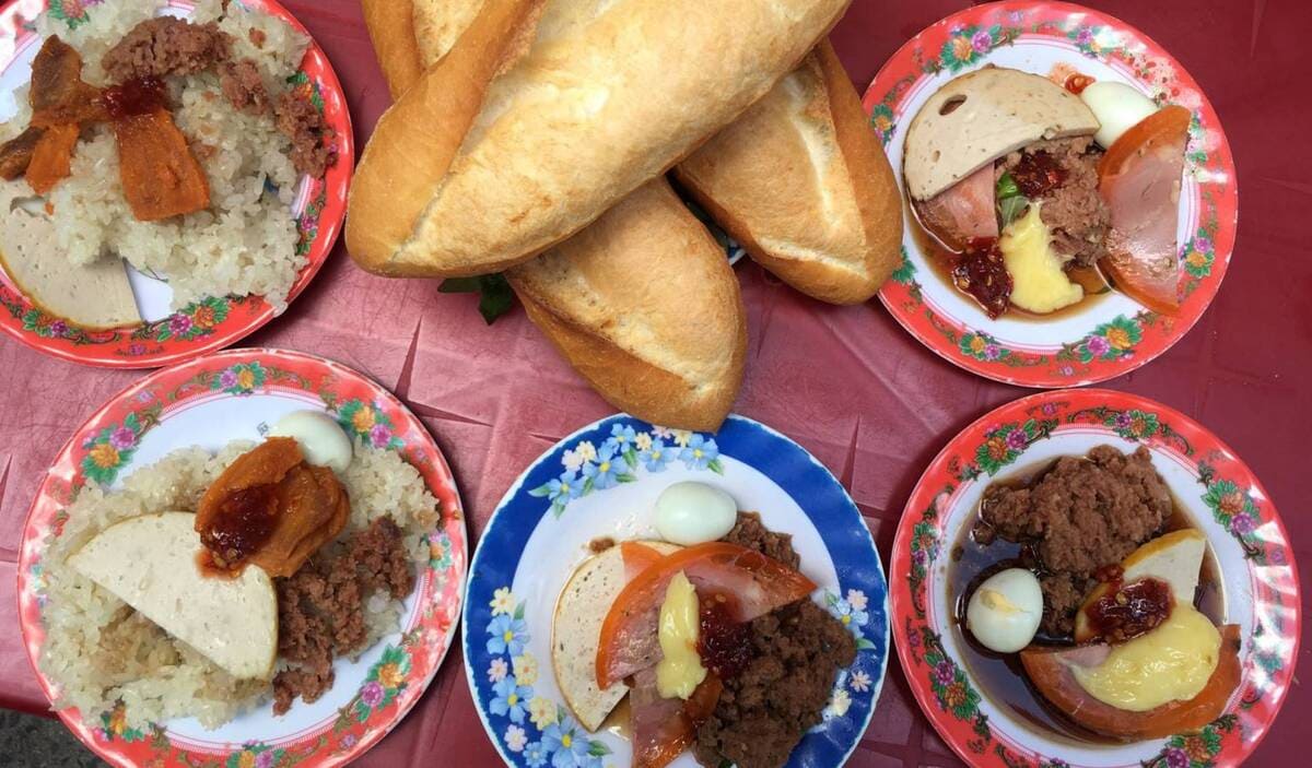 Bánh mì chấm Pate Bánh mì chấm Pate