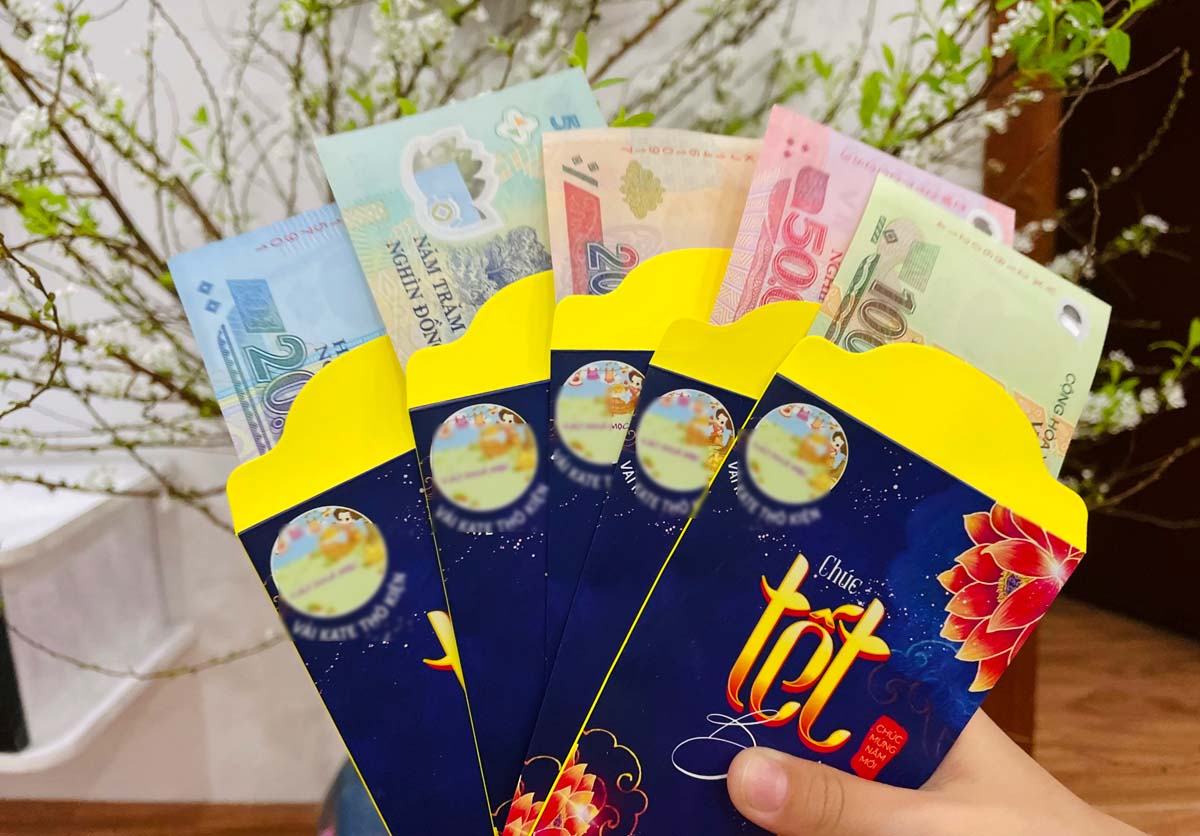 lì xì Chơi bốc thăm lì xì đầu năm