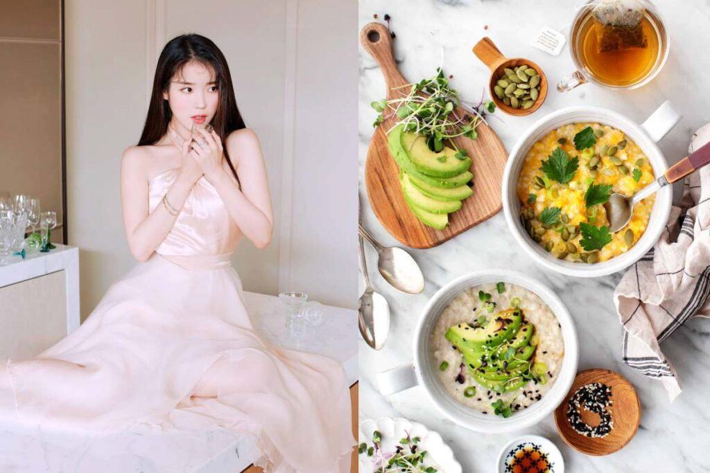 thực đơn giảm cân của IU