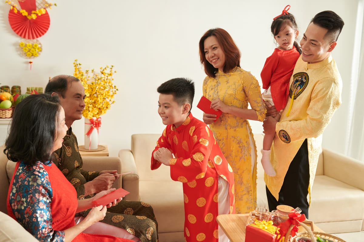 bài thơ chúc tết cho bé