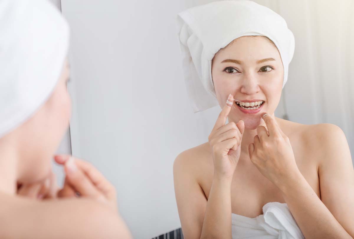 vệ sinh răng miệng Cách dùng chỉ nha khoa theo mỗi loại nướu