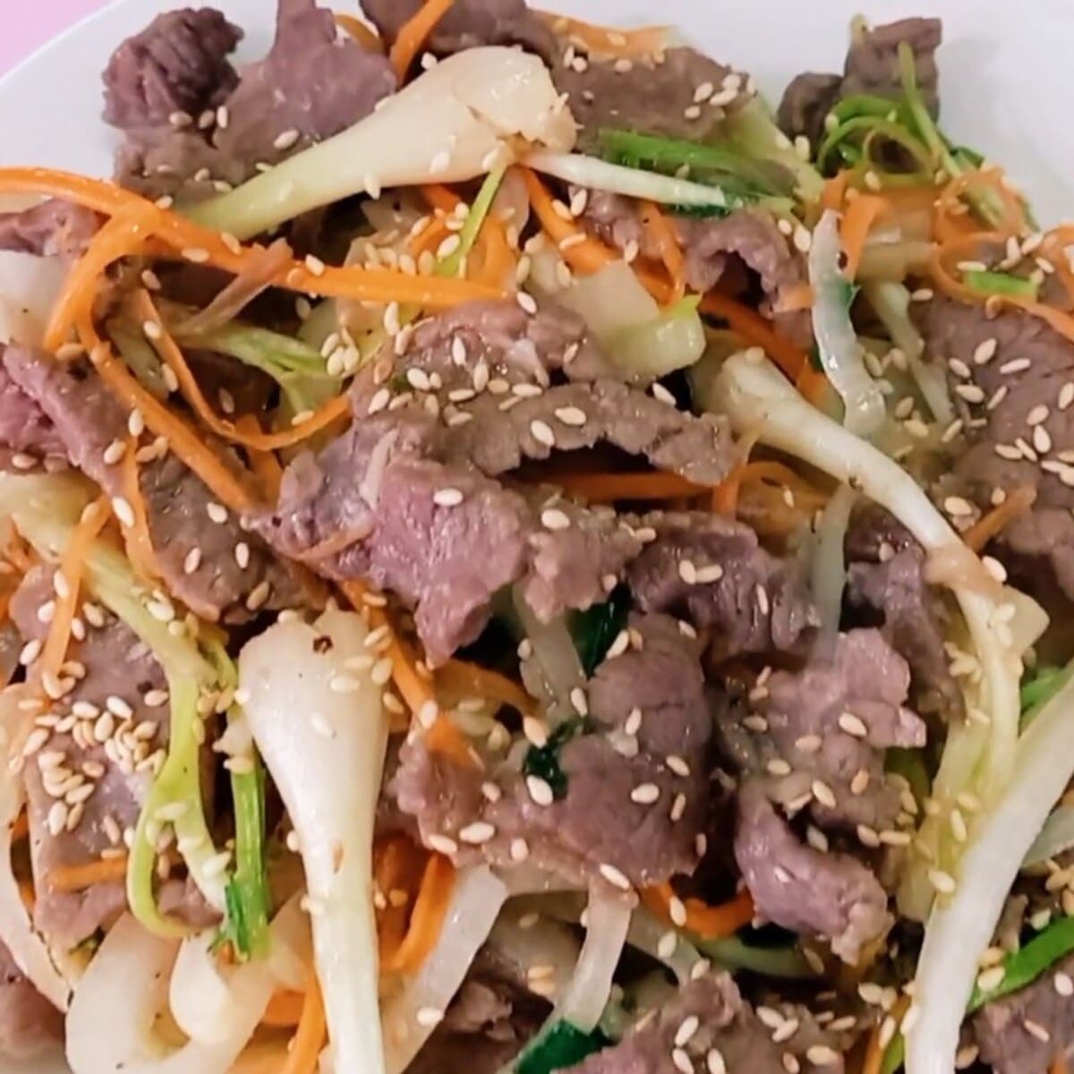 củ kiệu xào thịt bò
