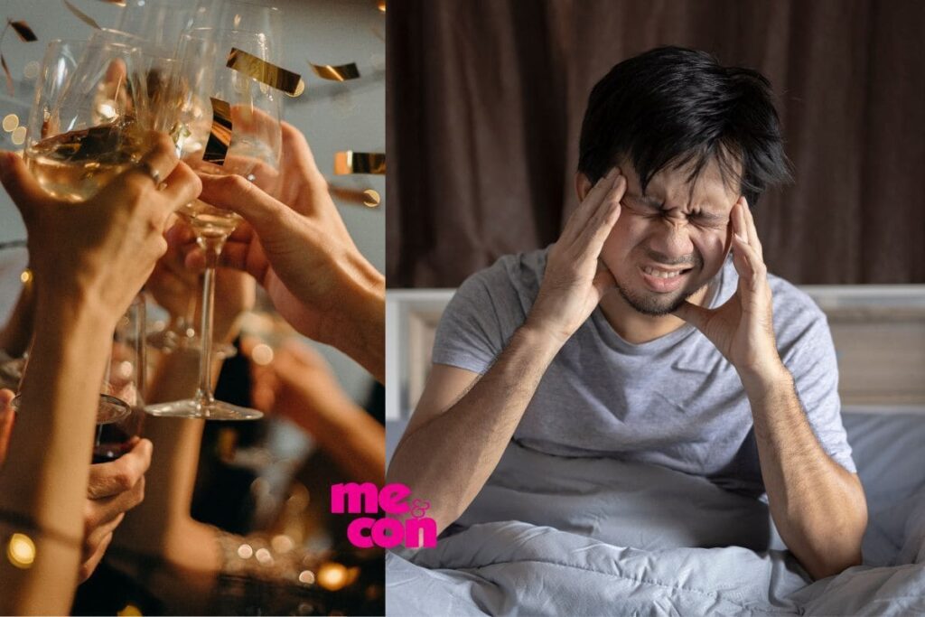 đau đầu sau uống rượu