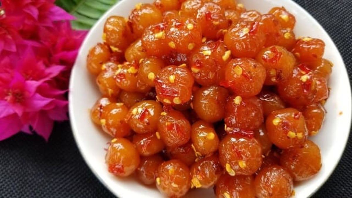 3 Cách làm mứt chùm ruột chua ngọt lạ miệng 38 mứt chùm tuột cay