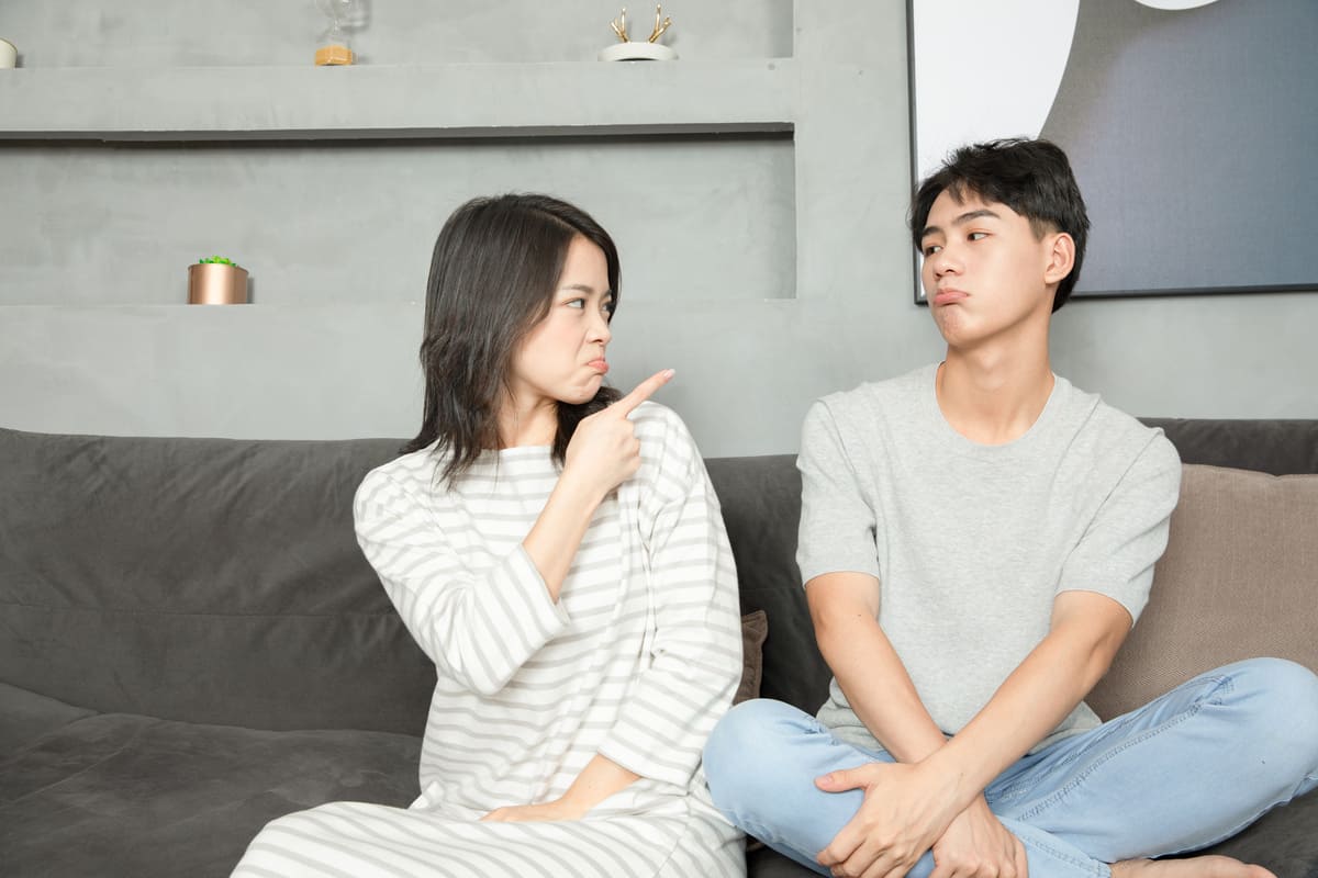 chỉ trích nguyên tắc khi vợ chồng cãi nhau