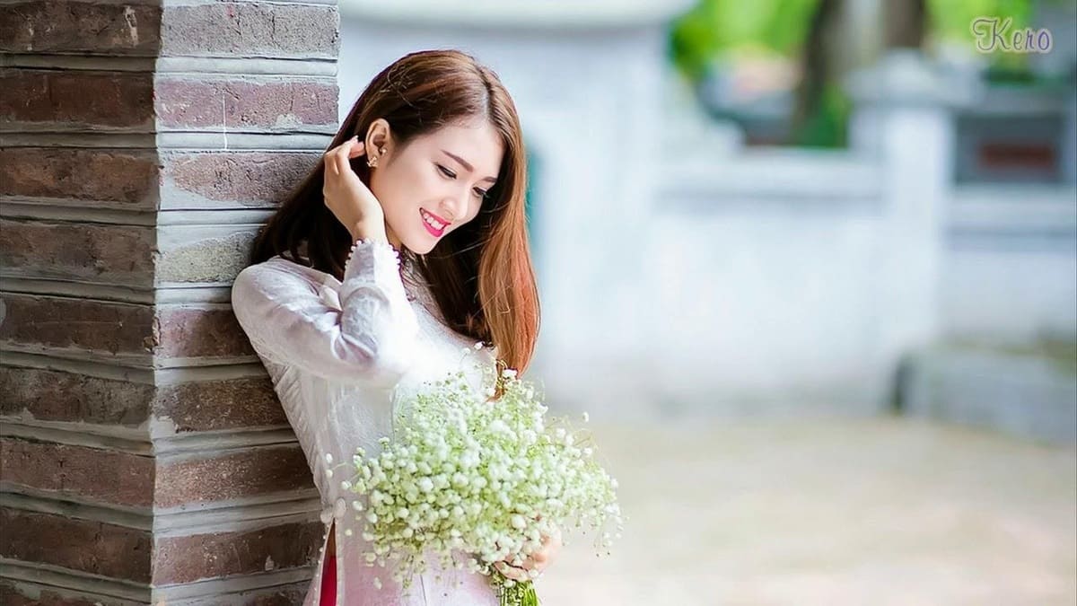 Gợi ý 1001 cách tạo dáng chụp ảnh áo dài Tết sống ảo cực xinh 45 cách tạo dáng chụp ảnh với áo dài