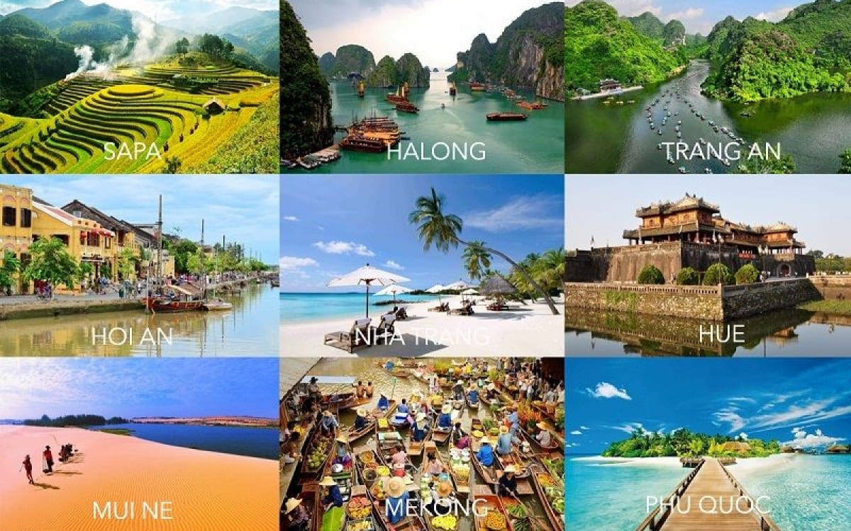 bản đồ du lịch việt nam