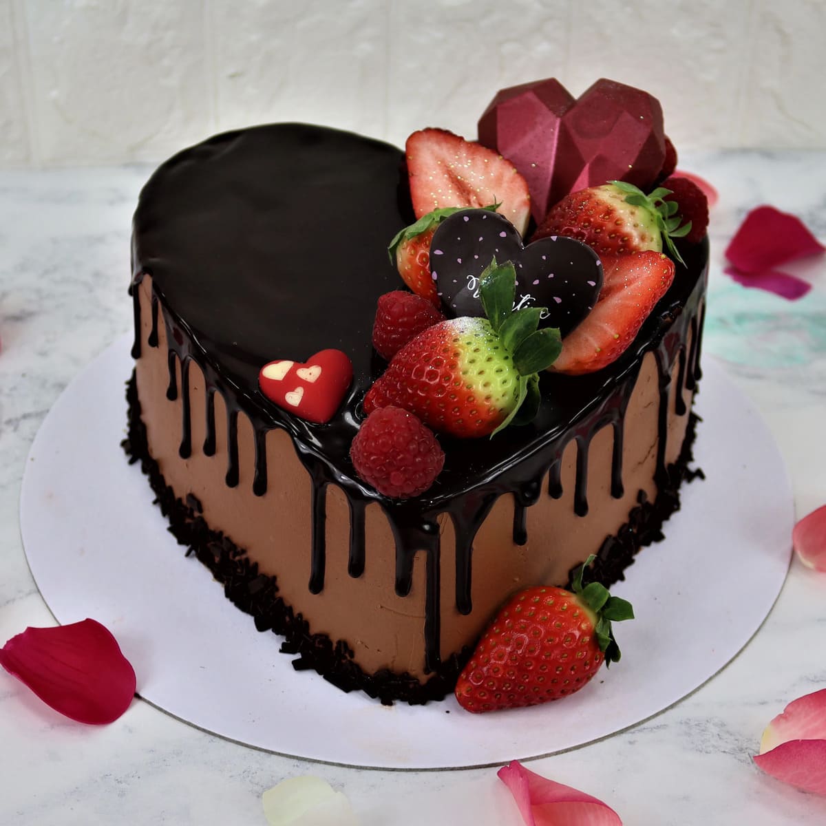 20+ ý tưởng trang trí bánh kem Valentine cực ngọt ngào cho người thương 19