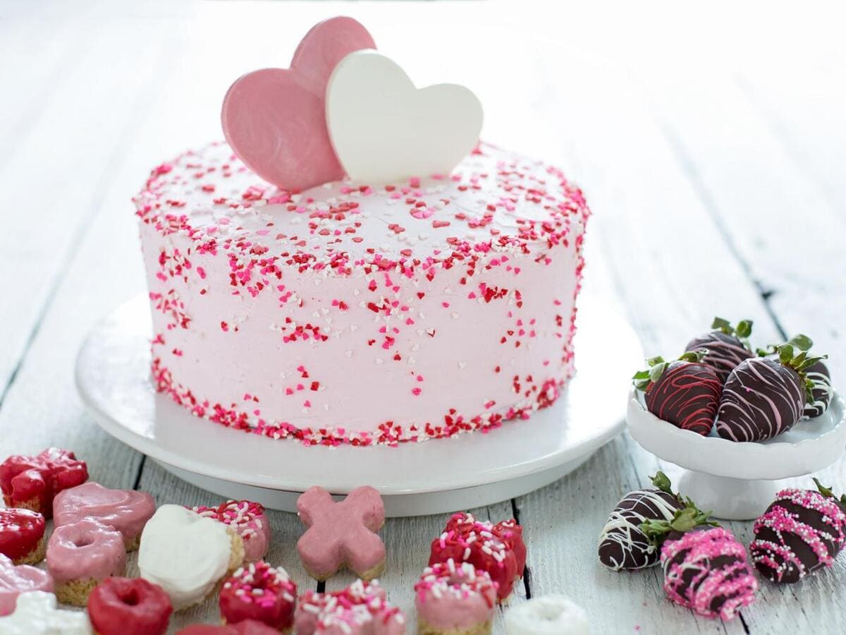 20+ ý tưởng trang trí bánh kem Valentine cực ngọt ngào cho người thương 34
