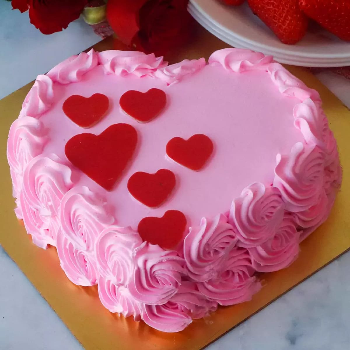 20+ ý tưởng trang trí bánh kem Valentine cực ngọt ngào cho người thương 26