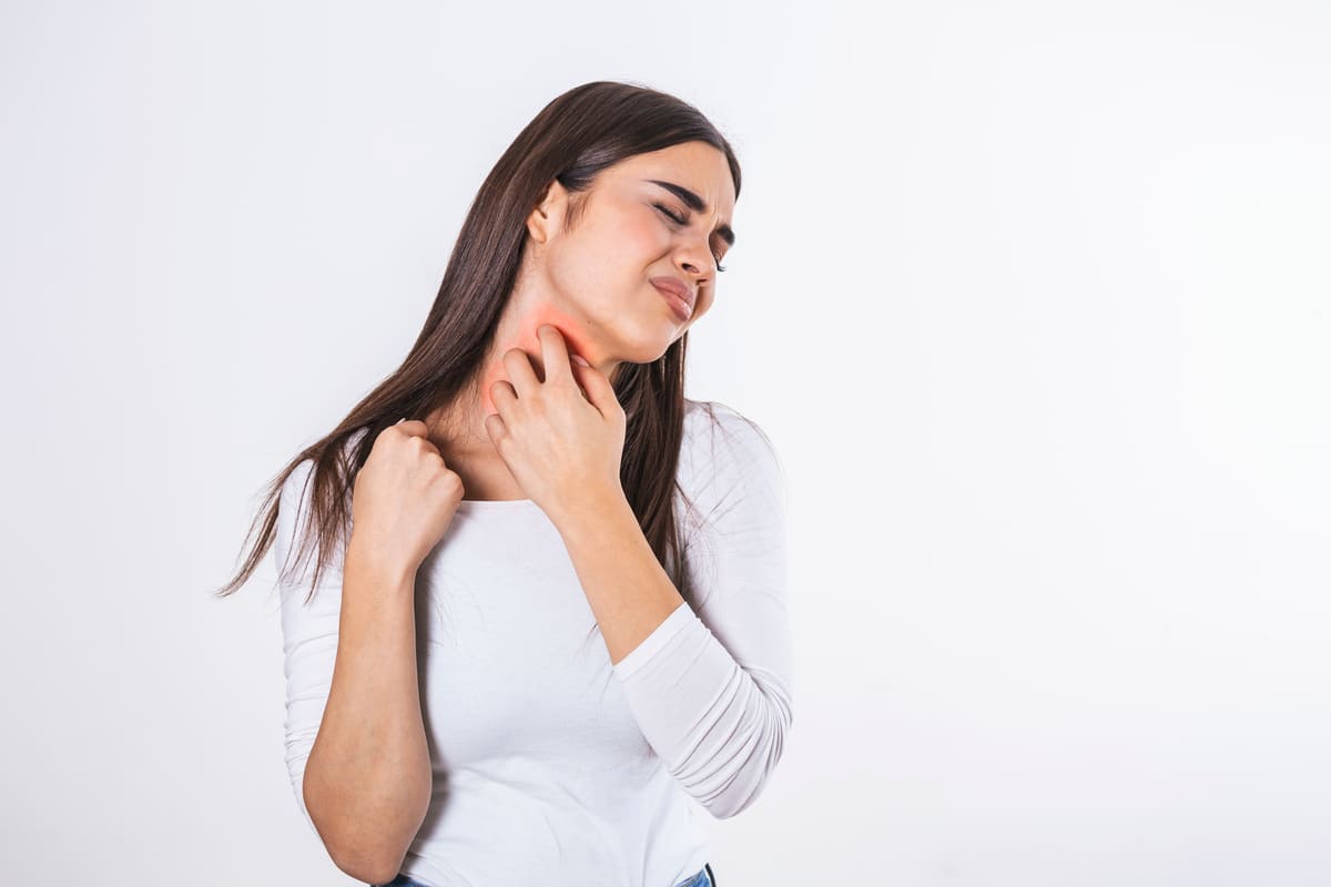 da mẩn ngứa sau khi tắm
