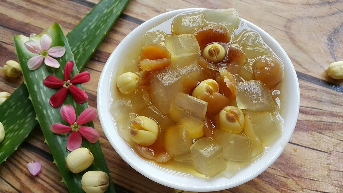 12 món ăn tráng miệng hấp dẫn cho bữa ăn gia đình 38 chè nhãn nhục hạt sen tráng miệng