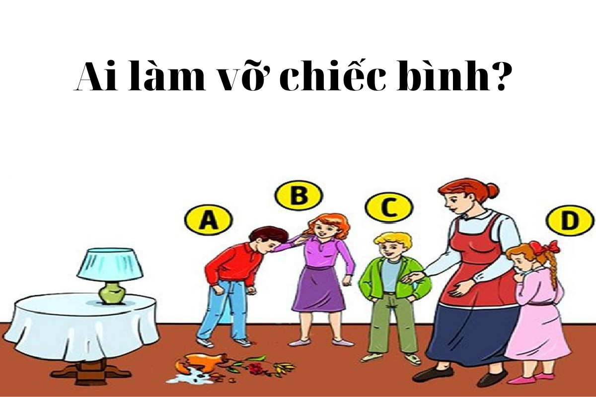 Ai làm vỡ chiếc bình: Bài kiểm tra tính cách con người thật của bạn 23 kiểm tra tính cách con người