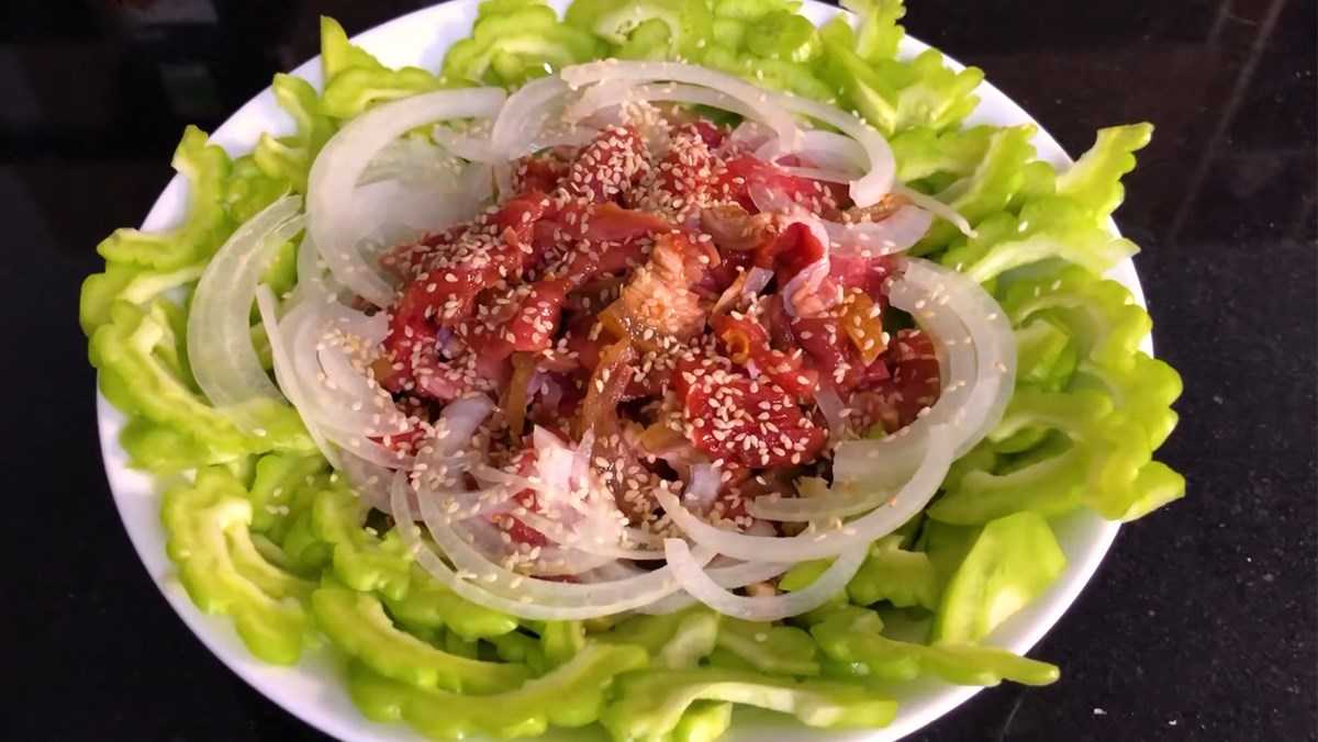 cách làm bò né với khổ qua cách làm bò né khổ qua