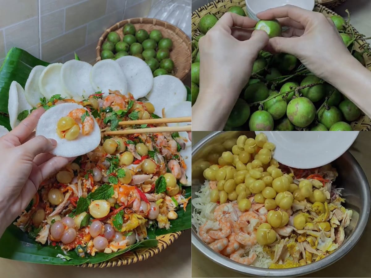 chi tiết Cách làm gỏi gà dâu da