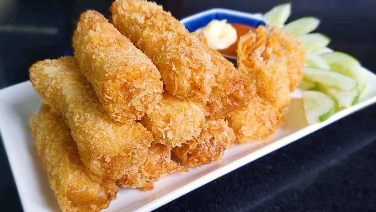 Cách làm nem hải sản rán xù giòn ngon