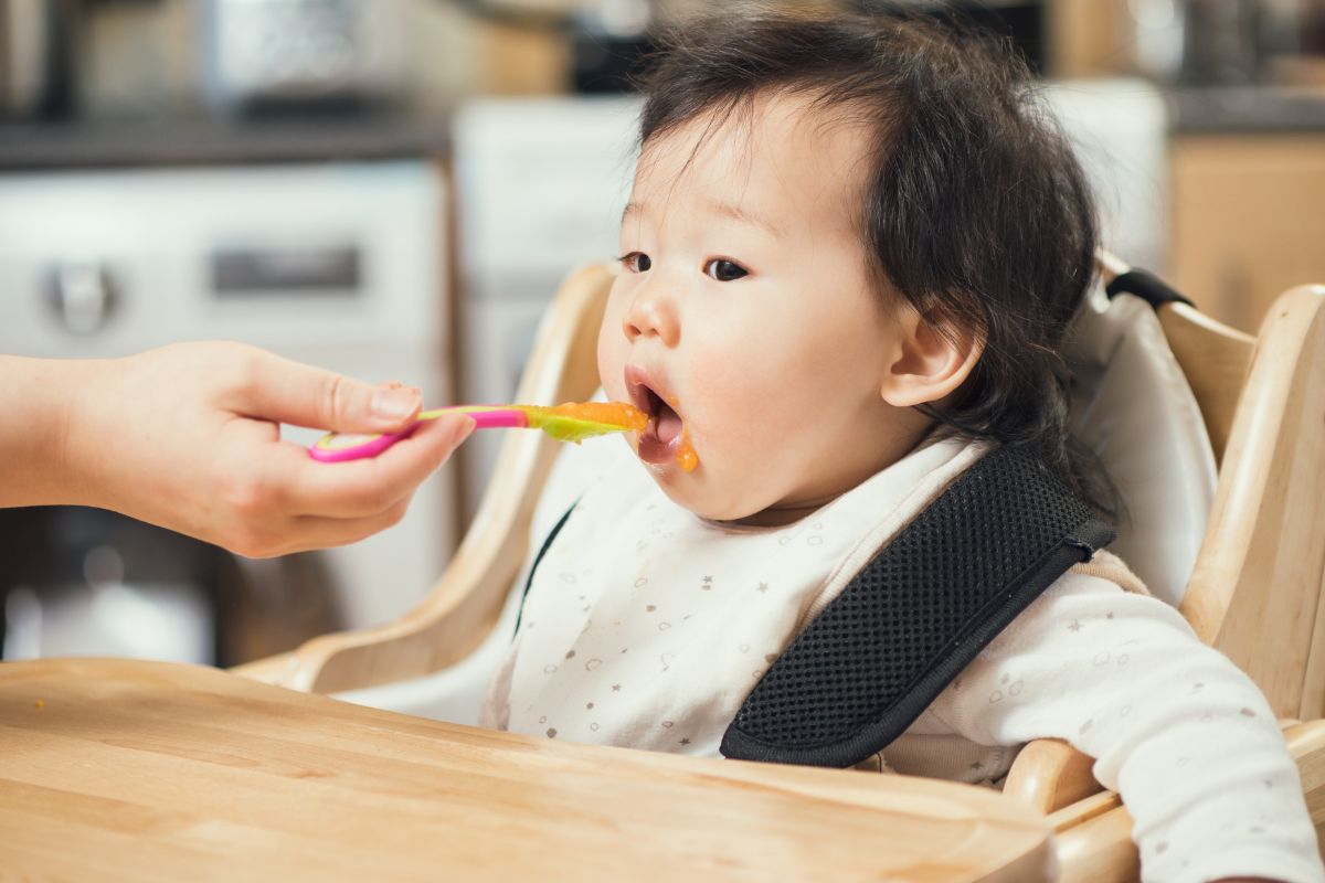 bé ăn dặm với hũ dinh dưỡng thơm ngon 