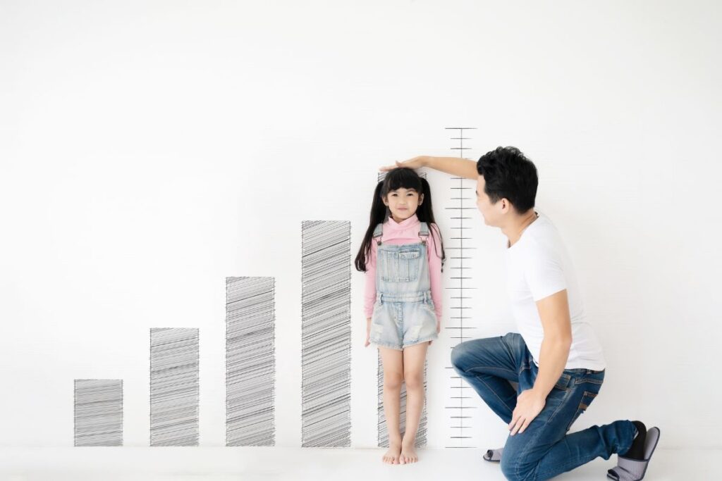 dấu hiệu ngừng phát triển chiều cao