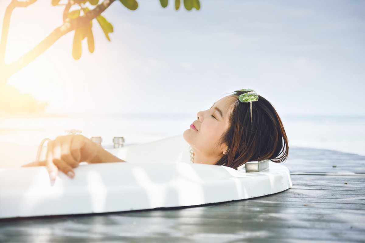 thời điểm phù hợp tắm nước nóng thời điểm tắm nước nóng