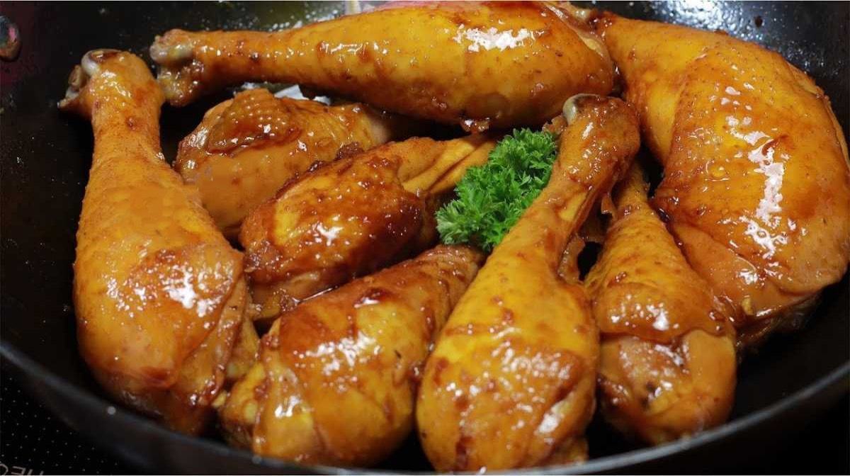 gà roti nước dừa tươi gà roti với nước dừa tươi