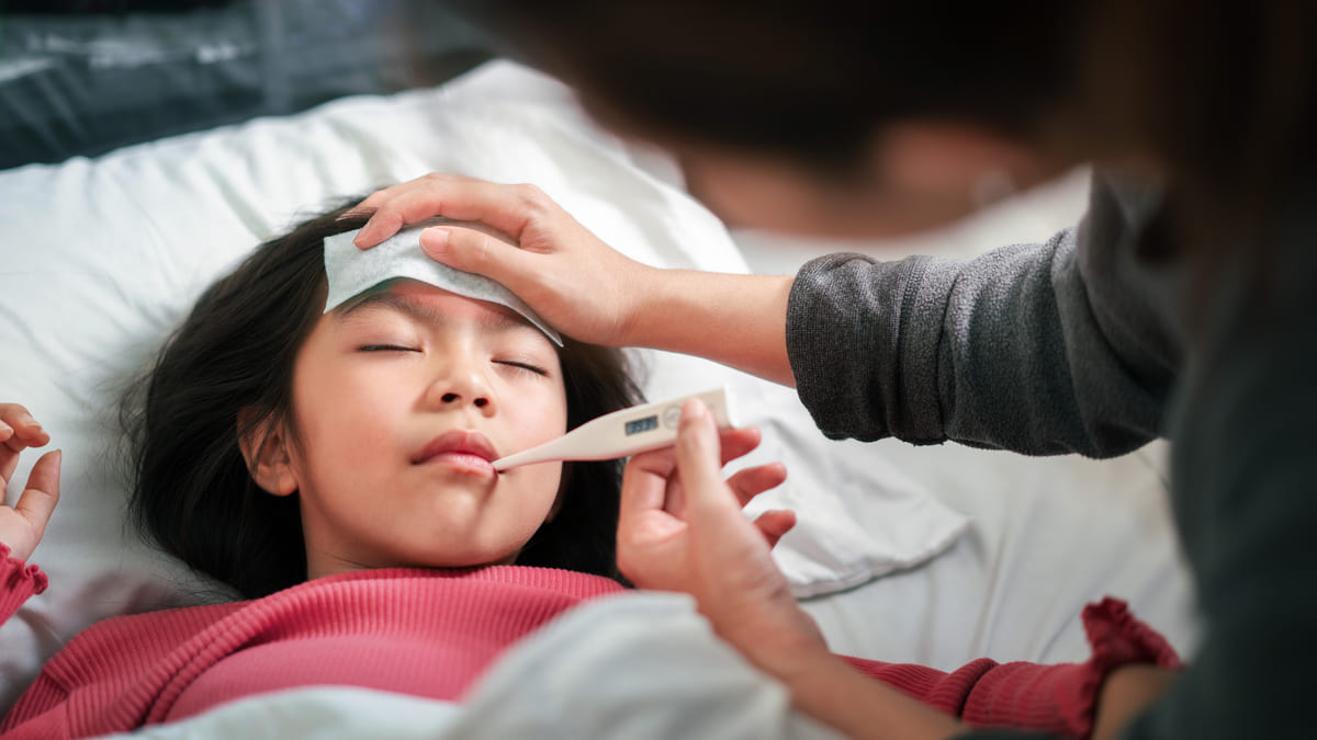 sốt nhức đầu bị sốt đau đầu