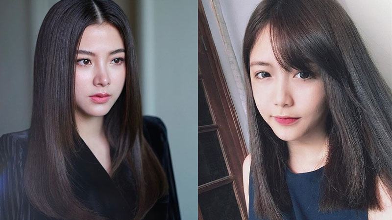 màu tóc đẹp cho nữ là nâu đen màu tóc đẹp cho nữ là màu nâu đen