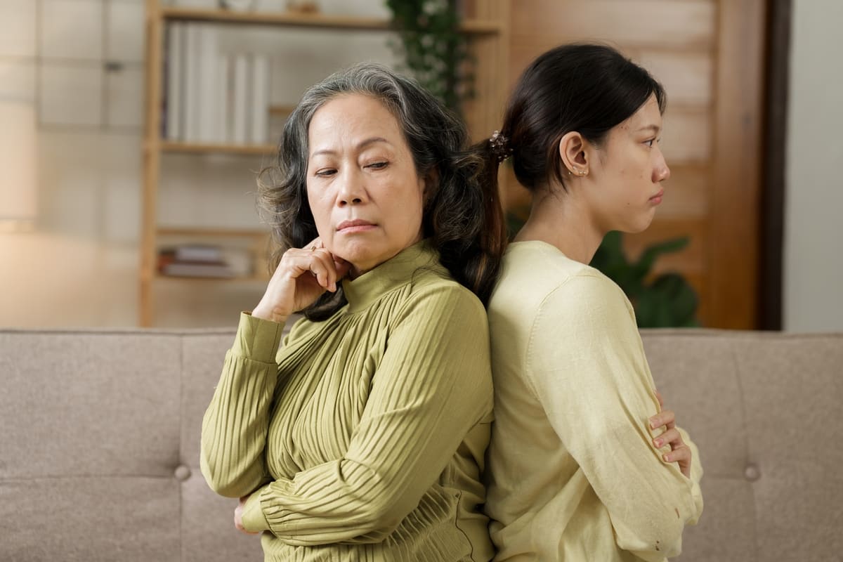 mâu thuẫn khi sông chung với nhà chồng