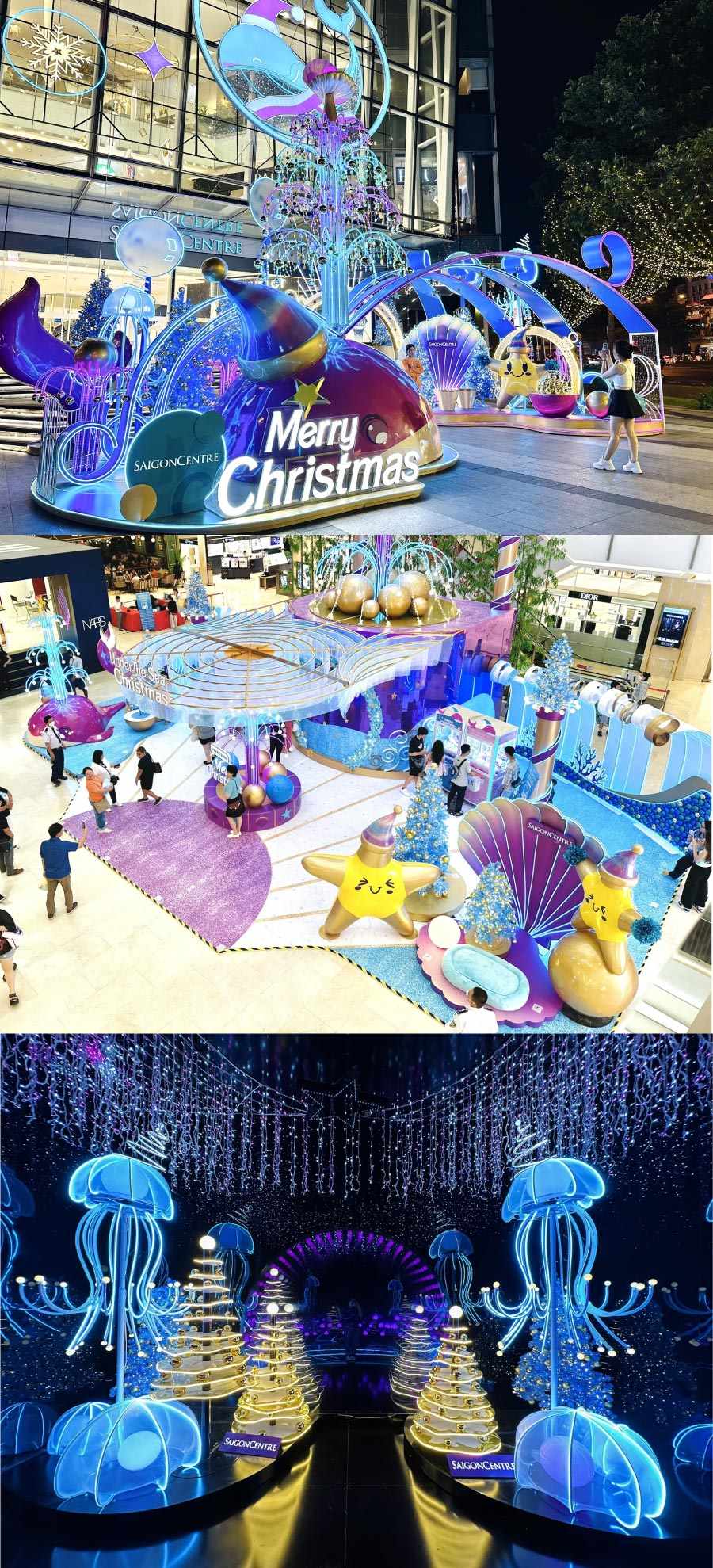 trang trí Noel ở Saigon Center trang trí Noel tại Saigon Center