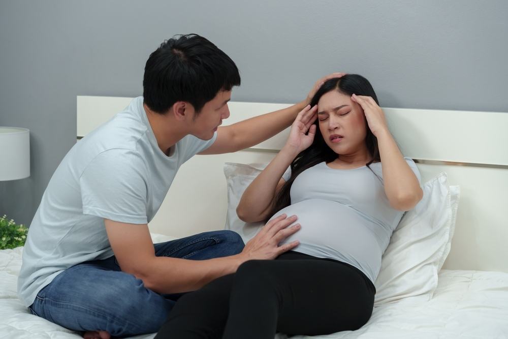 Bà bầu bị mất ngủ về đêm