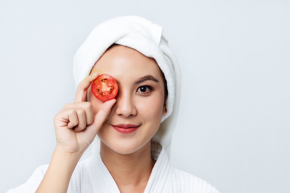 mặt nạ cà chua