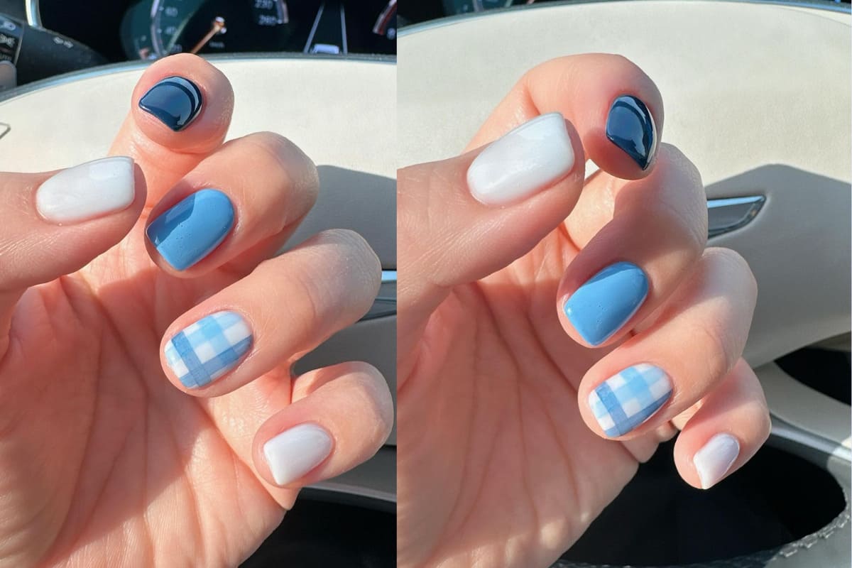 20+ mẫu nail màu xanh dương cho nàng đi biển cực xinh 76 20+ mẫu nail màu xanh dương cho nàng đi biển cực xinh 41