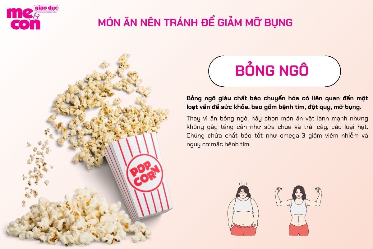 Bỏng ngô Món ăn nên tránh