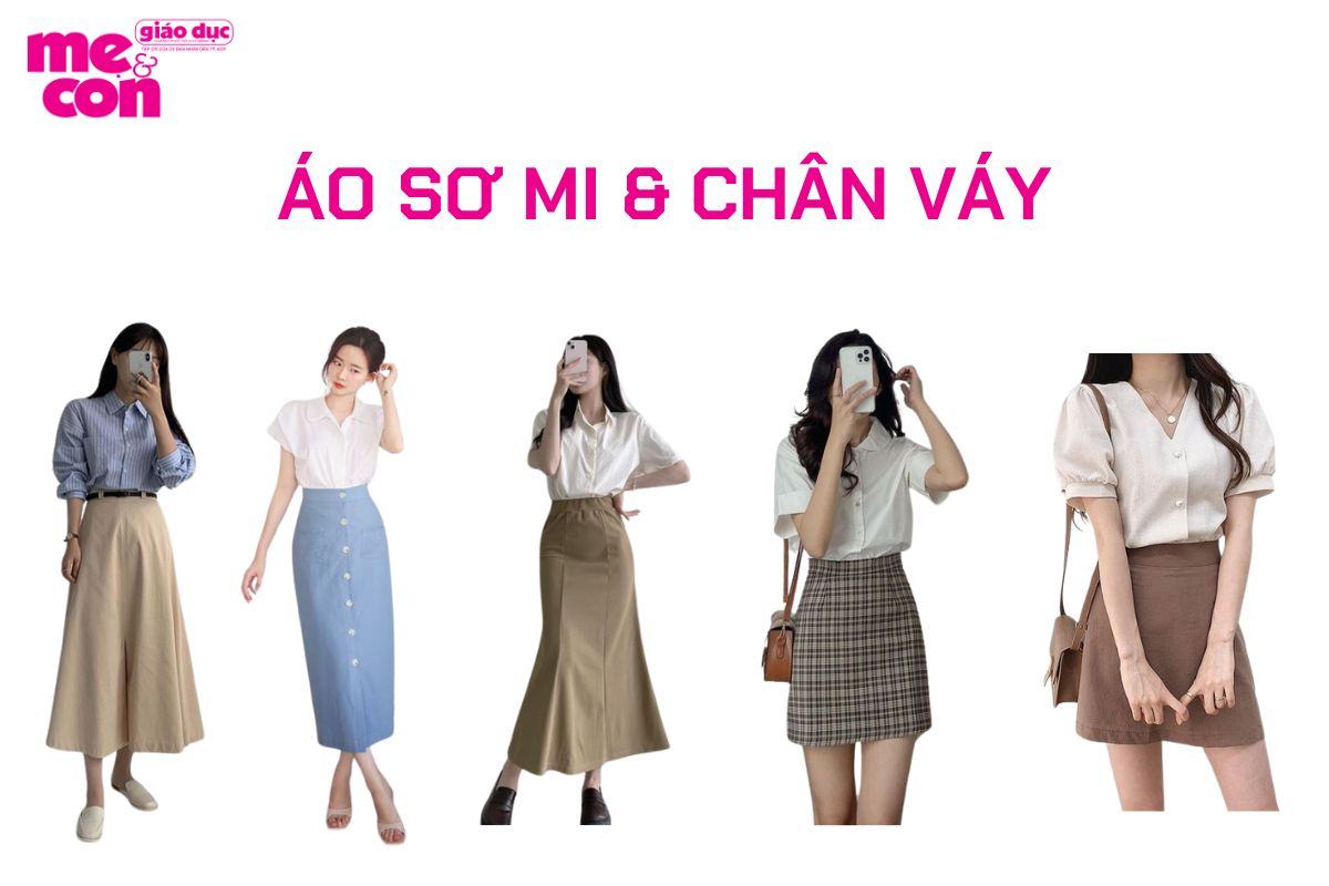 Trang phục trẻ trung Cách phối đồ mùa hè