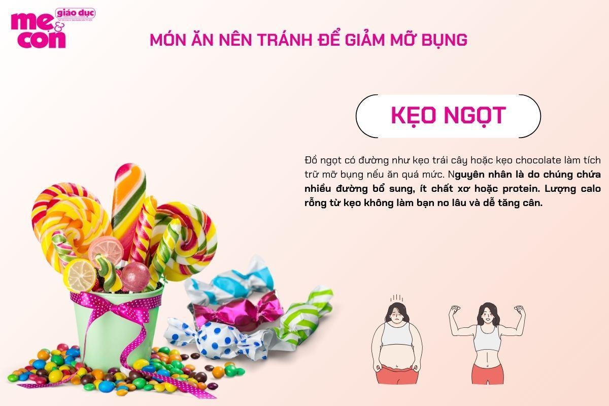 Bánh kẹo Món ăn nên tránh