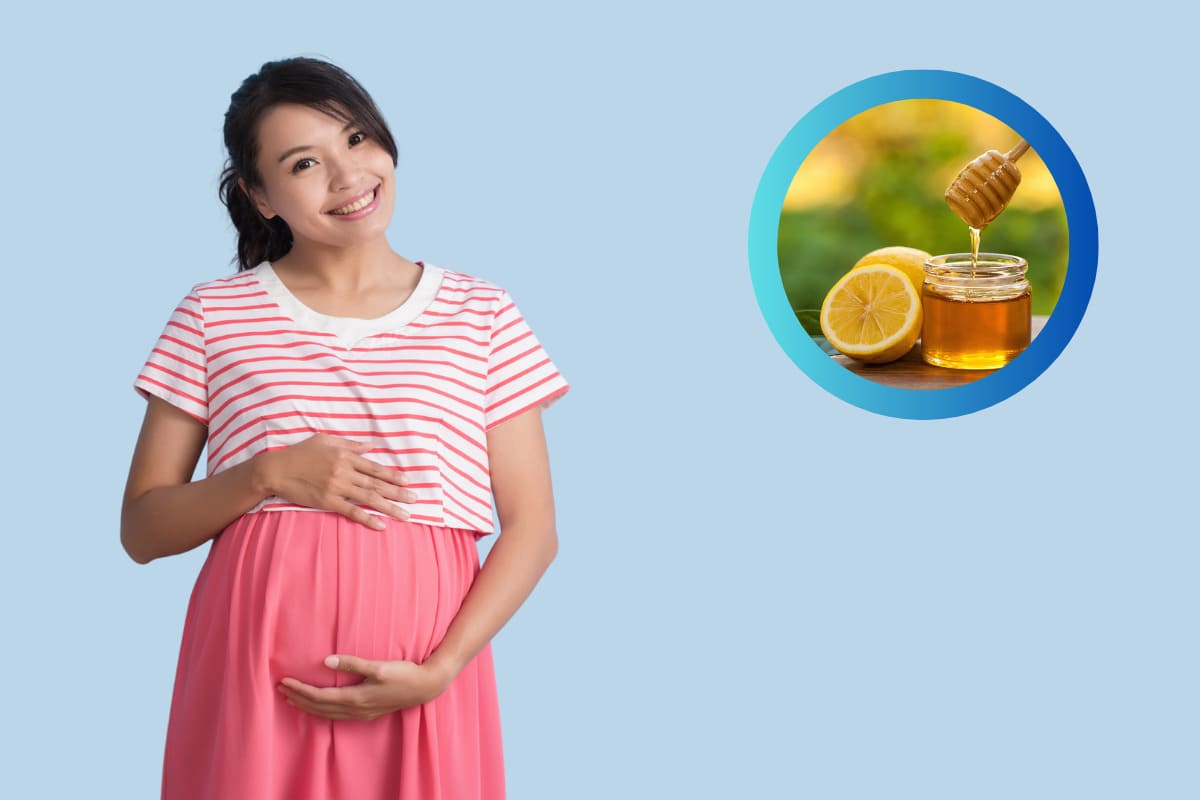 bà bầu uống mật ong