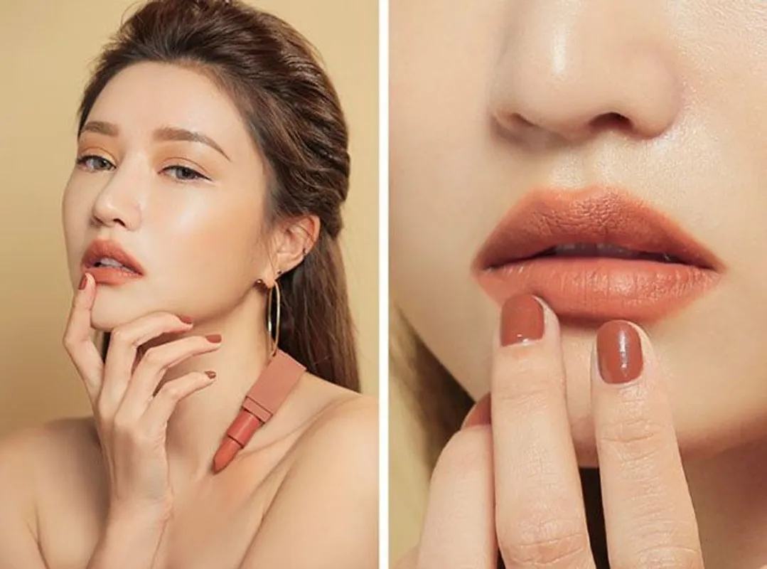 màu son hợp với da ngăm là cam đất màu son hợp với da ngăm là màu cam đất