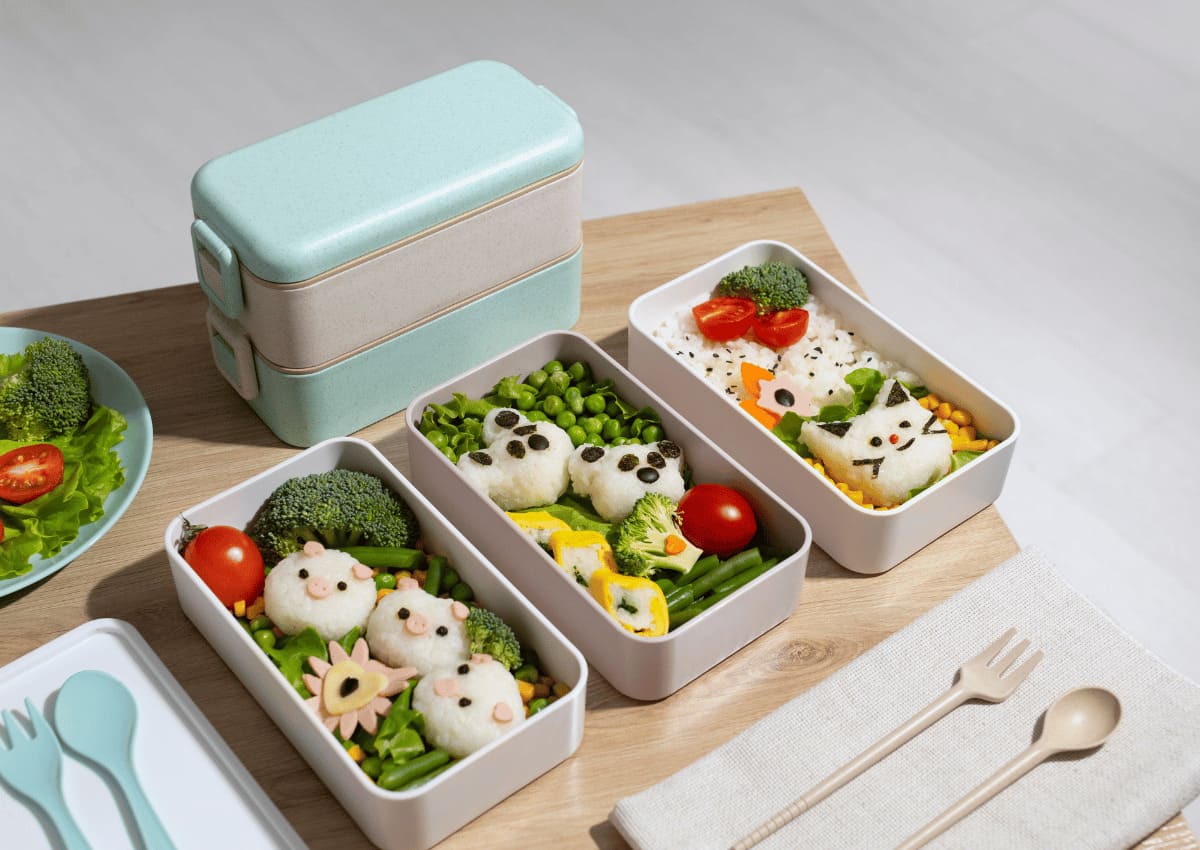 20+ kiểu trang trí hộp cơm bento sẵn sàng cho bé trở lại trường học! 23