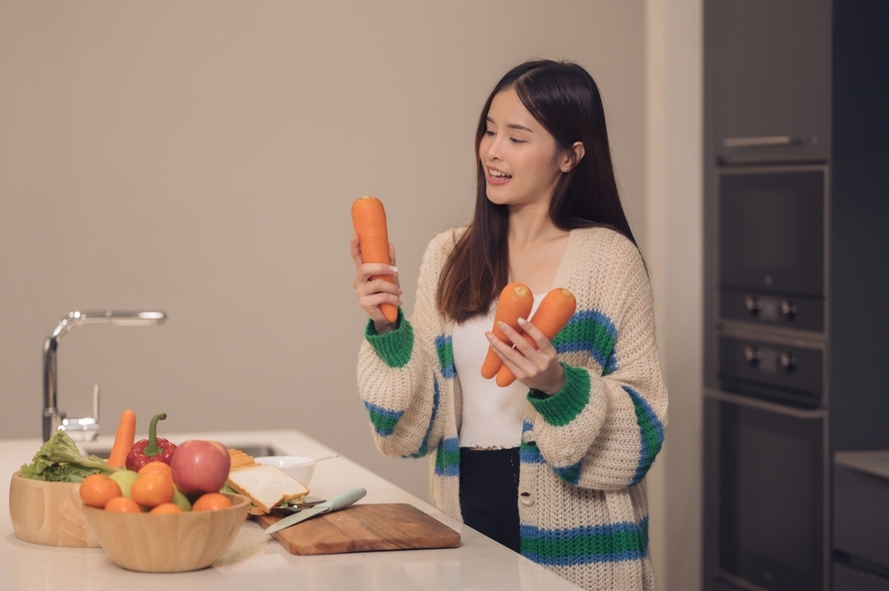 thực đơn cho bà bầu tiểu đường 3 tháng cuối​ gồm cà rốt