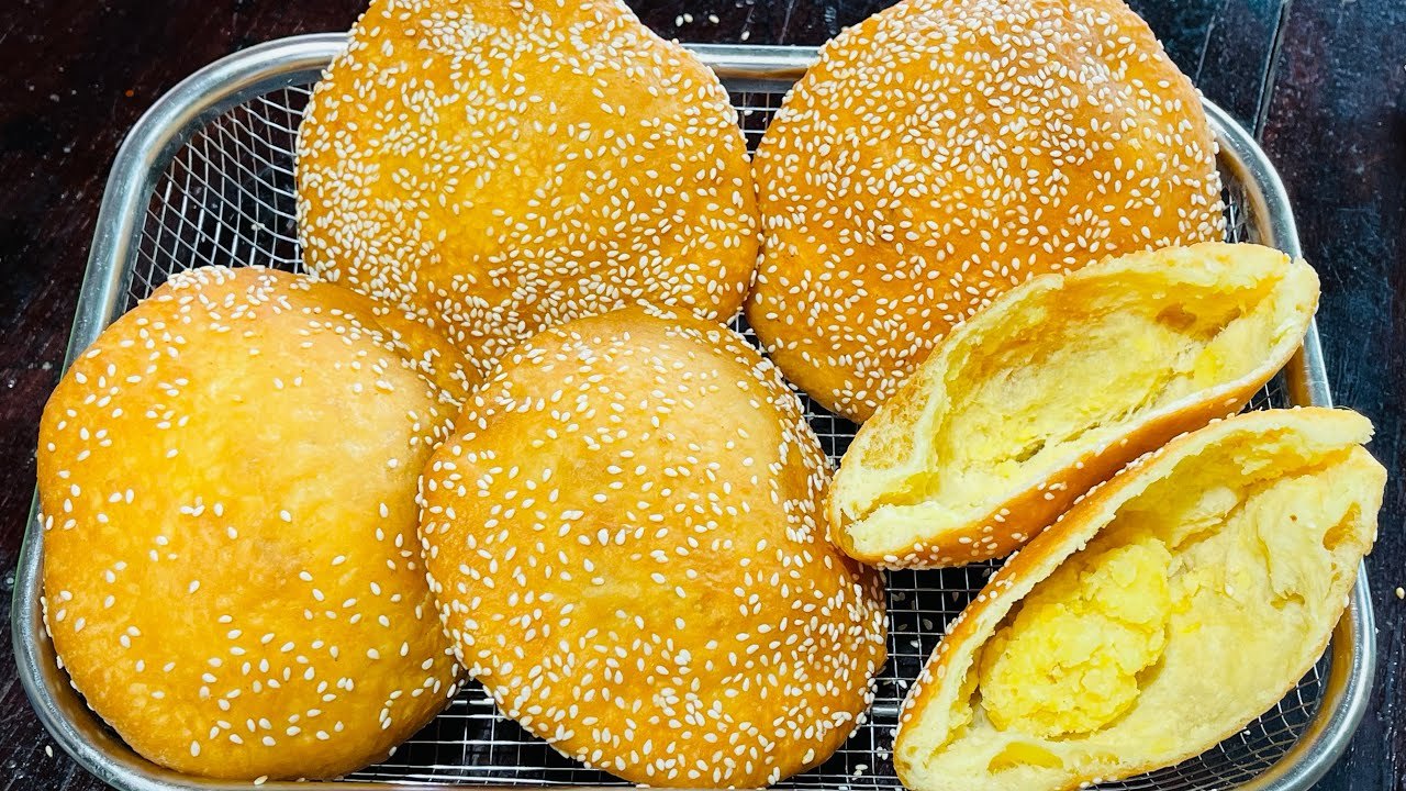 cách làm bánh tiêu nhân đậu xanh thơm ngon cách làm bánh tiêu nhân đậu xanh