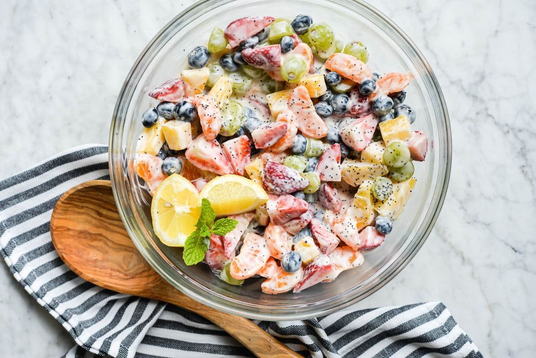 gợi ý cách làm salad hoa quả sữa chua Cách làm salad hoa quả sữa chua