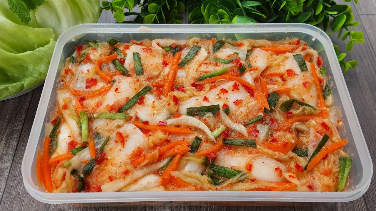 cách làm kim chi cải thảo chuẩn vị cách làm kim chi cải thảo ngon