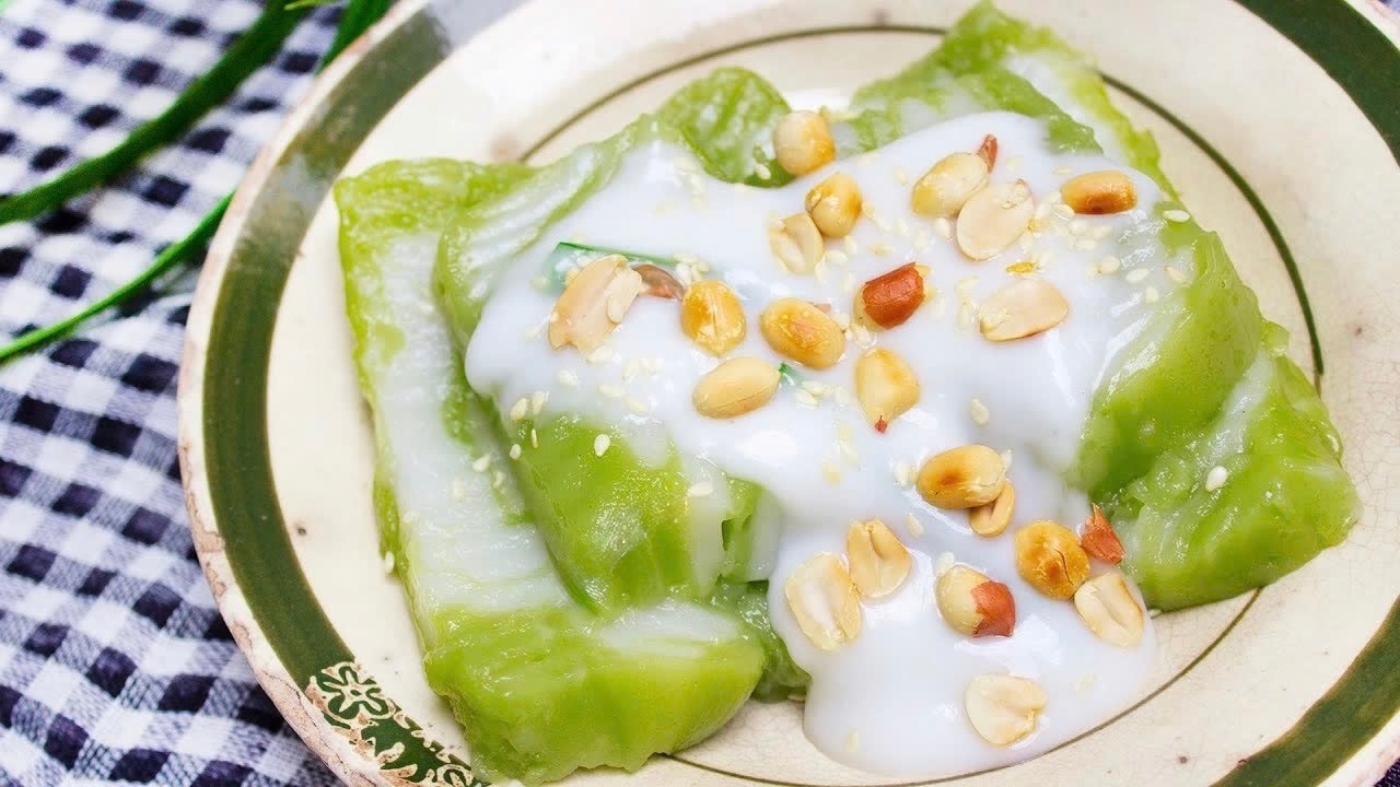 cách làm bánh đúc ngọt nước cốt dừa Bánh đúc ngọt nước cốt dừa