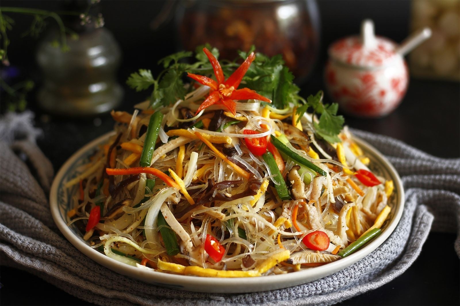 cách làm miến xào​