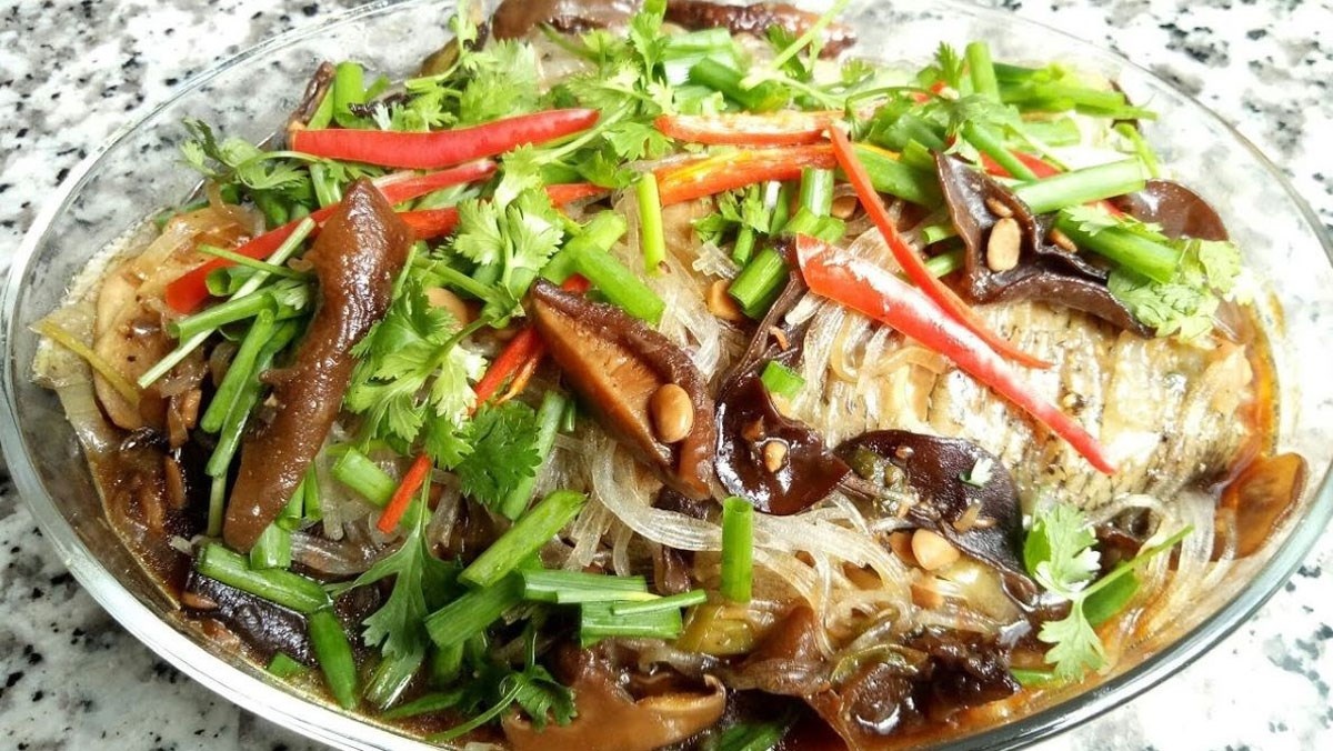 cách làm cá chưng tương cùng với nấm đông cô cách làm cá chưng tương với nấm đông cô