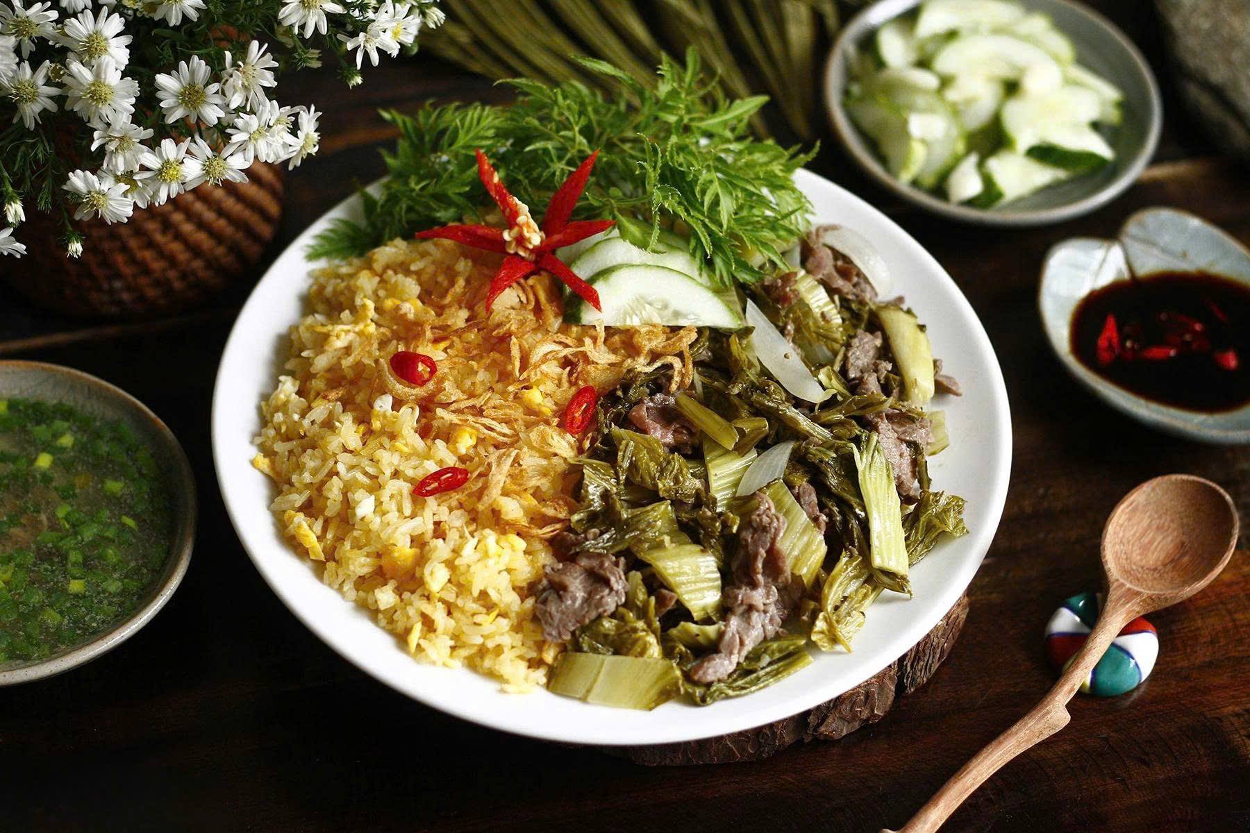 cách làm cơm rang dưa bò​