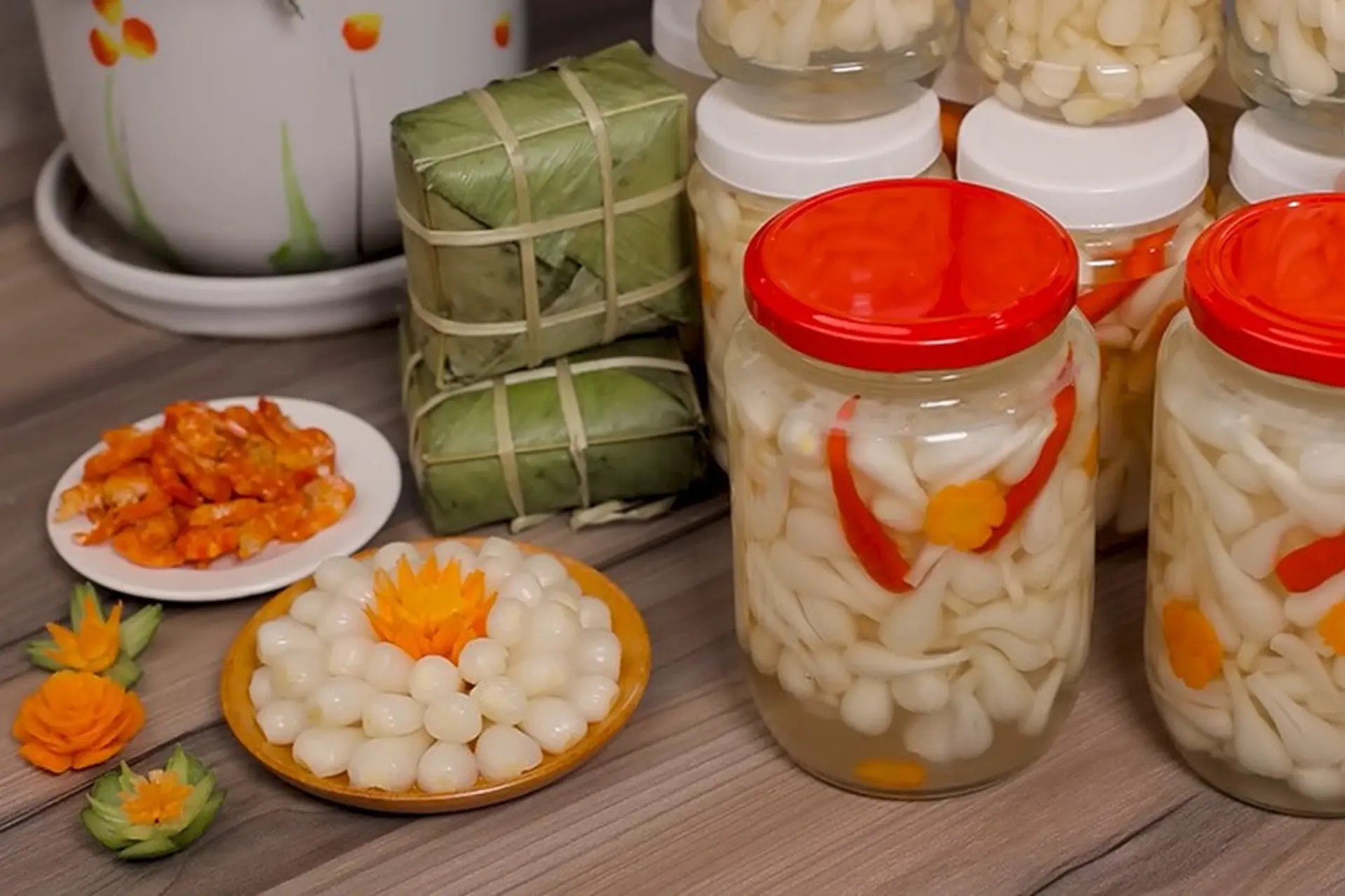 món ăn ngày tết miền trung là món củ kiệu ngâm món ăn ngày tết miền trung là củ kiệu ngâm