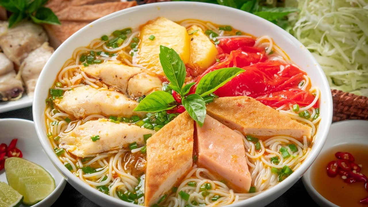 cách nấu bún chả cá​
